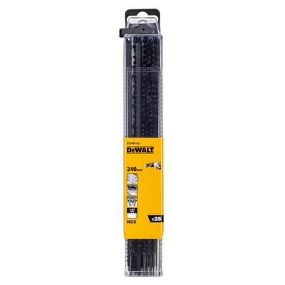 DEWALT Säbelsägeblatt HCS Holz 240mm 4-5TPI