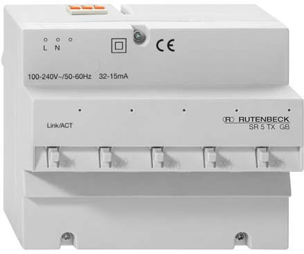 Rutenbeck Gigabit-Switch für REG Montage SR 10TX GB