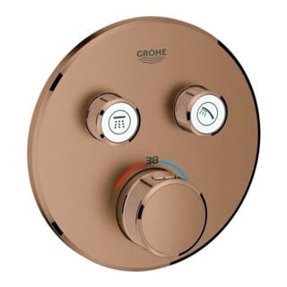 Grohe Fertigset Grohtherm Smartcontrol w suns geb., rd, UP-THM, 2 Absperrvtl.