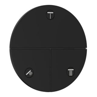 hansgrohe Ventil ShowerSelect Comfort S UP, für 3 Verbraucher, mattschwarz