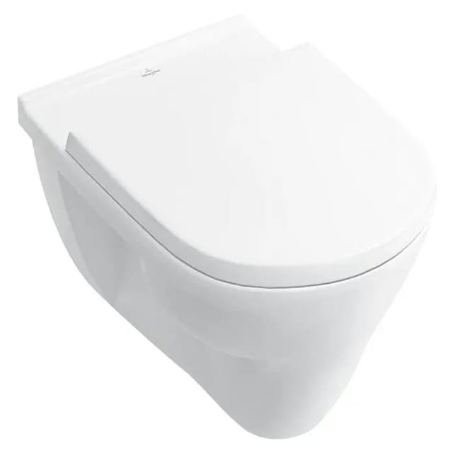 V&B Wand-Flachspül-WC O.NOVO 36x56cm, Abgang waagerecht, weiß C-plus