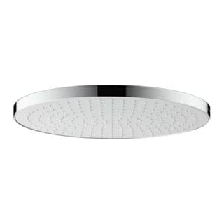 Duravit Kopfbrause 1jet 230 d 230mm, Anschl.-G. G 1/2, chrom/weiß