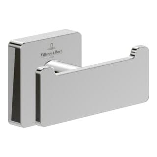 V&B Dop.-Handtuchhalter Elements Striking chrom, 80x44x45mm