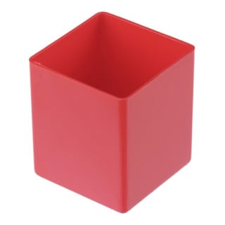 Hünersdorff Einsatzbox aus PS, 54x54x63 mm rot