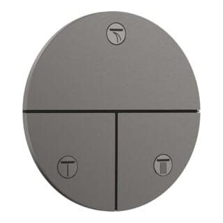 hansgrohe Ventil ShowerSelect Comfort S UP, f 3 Verbr., brushed black chrome