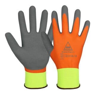 Hase Sicherheitshandschuhe SuperFlex+ Größe 9, Latex vollbeschichtet