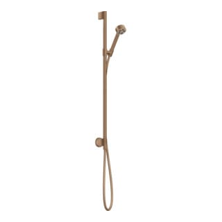 hansgrohe Brause-Set Axor One EcoSmart m Wandanschluss, 75mm, 1j, brush. red gold