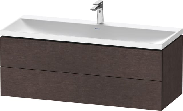 Duravit Möbel-Set L-Cube 120x48x48cm, m HL, E dkl. geb., 2 Schub.