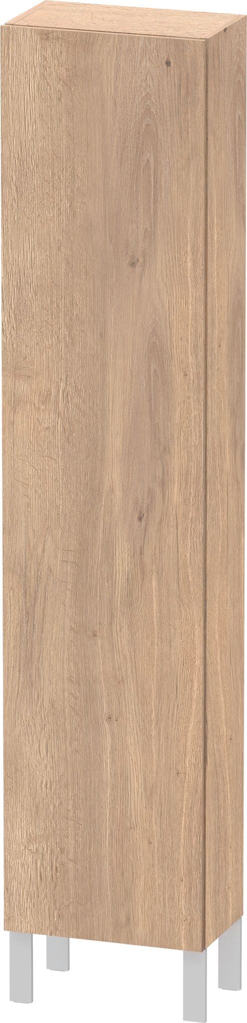 Duravit Hochschrank L-Cube 40x24,3x176cm, Tür li, eiche marmoriert