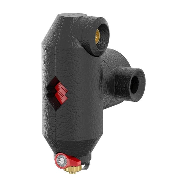 Flamco vent C Sm. EcoPl Luft-/Schlammabscheider Rp 1 1/4, m Entlüft., Ablassvtl., Iso.