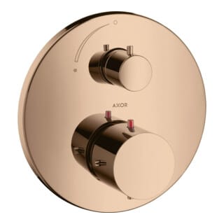 hansgrohe Fertigmontageset Axor Starck UP-THM, m Absperrventil, polished red gold