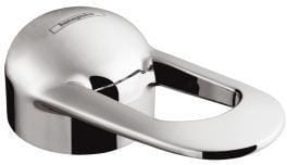hansgrohe Griff Axor Uno für 4-Loch Thermostat chrom
