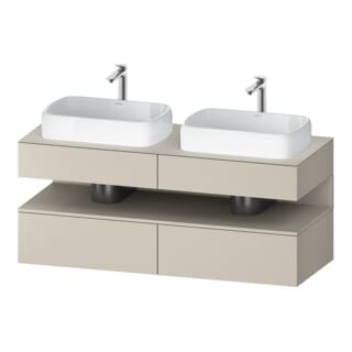 Duravit Waschtischunterschrank Qatego 140x55x60cm, T m, Pl, Beck. beids.