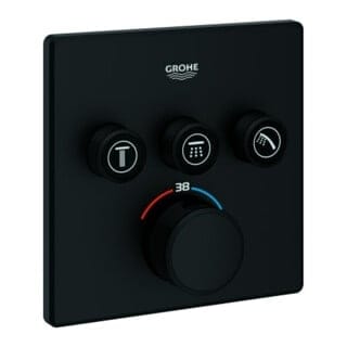 Grohe Fertigset Grohtherm Smartcontrol UP-THM, 3 Absperrventil, eck., phantom bla
