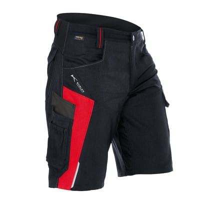 Kübler Shorts BODYFORCE schwarz/mittelrot Form 2425 Größe 40
