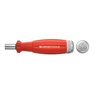 PB Swiss Tools Drehmoment-Schraubendreher, mit Digitalanzeige, D-6,3-Bitaufnahme, 50 cN·m