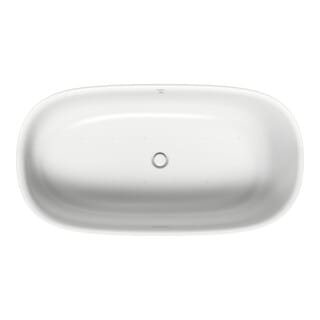 Duravit Whirlwanne Zencha 160x85cm, 1 RS, freistehend, weiß