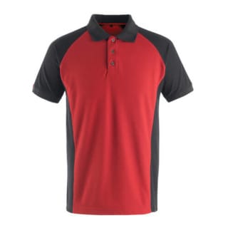 Mascot Bottrop Polo-shirt Größe 3XL, rot/schwarz