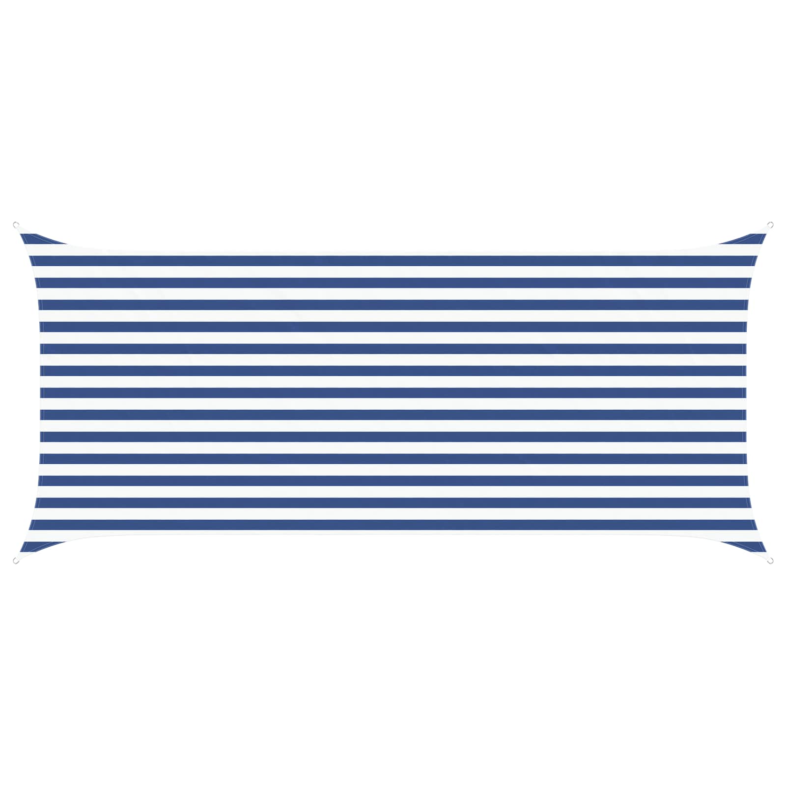 Maison Exclusive - Sonnensegel Blau Und Weiß 4,5 X 2 M 100 % Poly