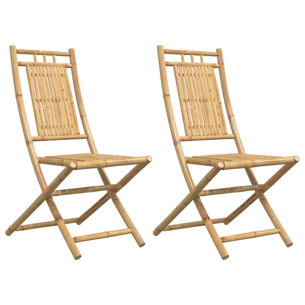 Maison Exclusive - Klappstühle, 2 Stück, 46 X 66 X 99 Cm, Bambus