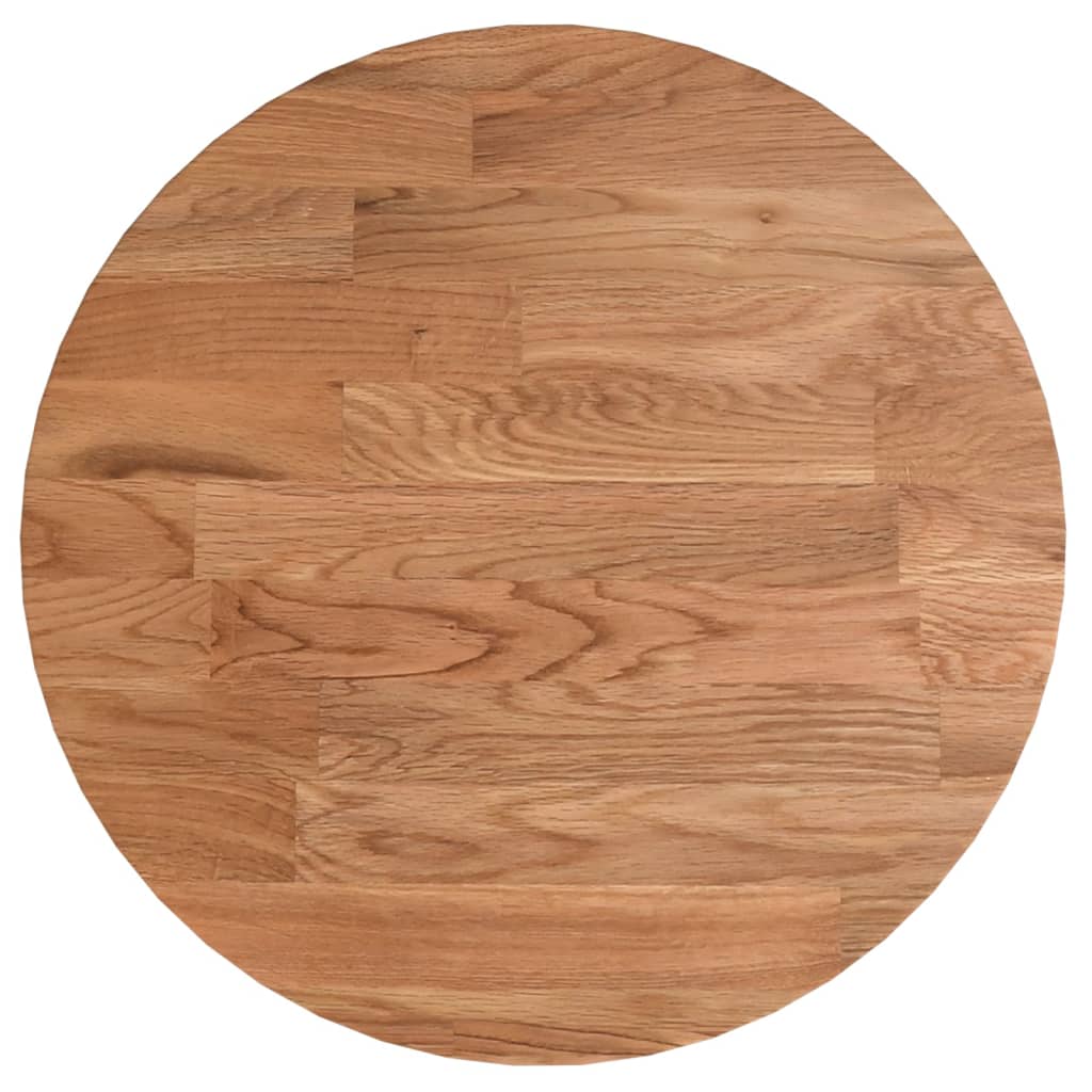 Maison Exclusive - Runde Tischplatte Hellbraun Ø30x1,5 Cm Behande