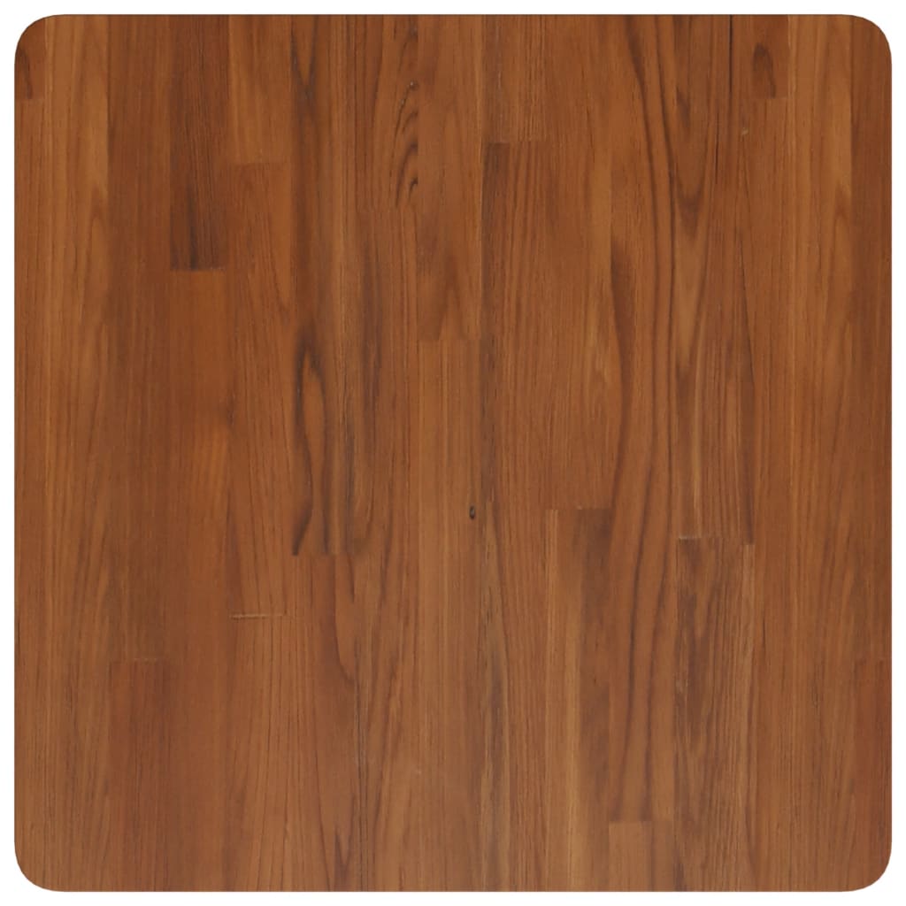 Maison Exclusive - Tischplatte Quadratisch Dunkelbraun 60x60x2,5c