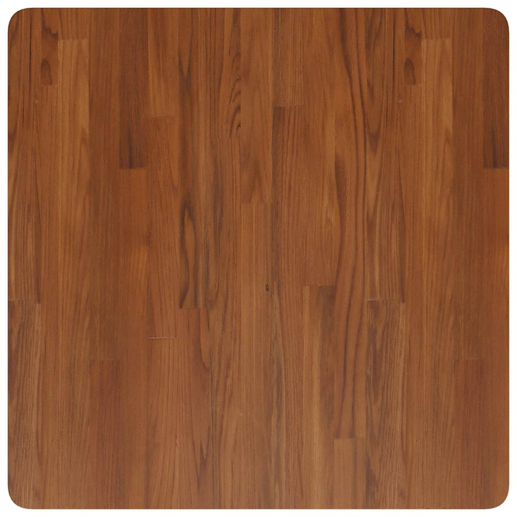 Maison Exclusive - Tischplatte Quadratisch Dunkelbraun 70x70x1,5c
