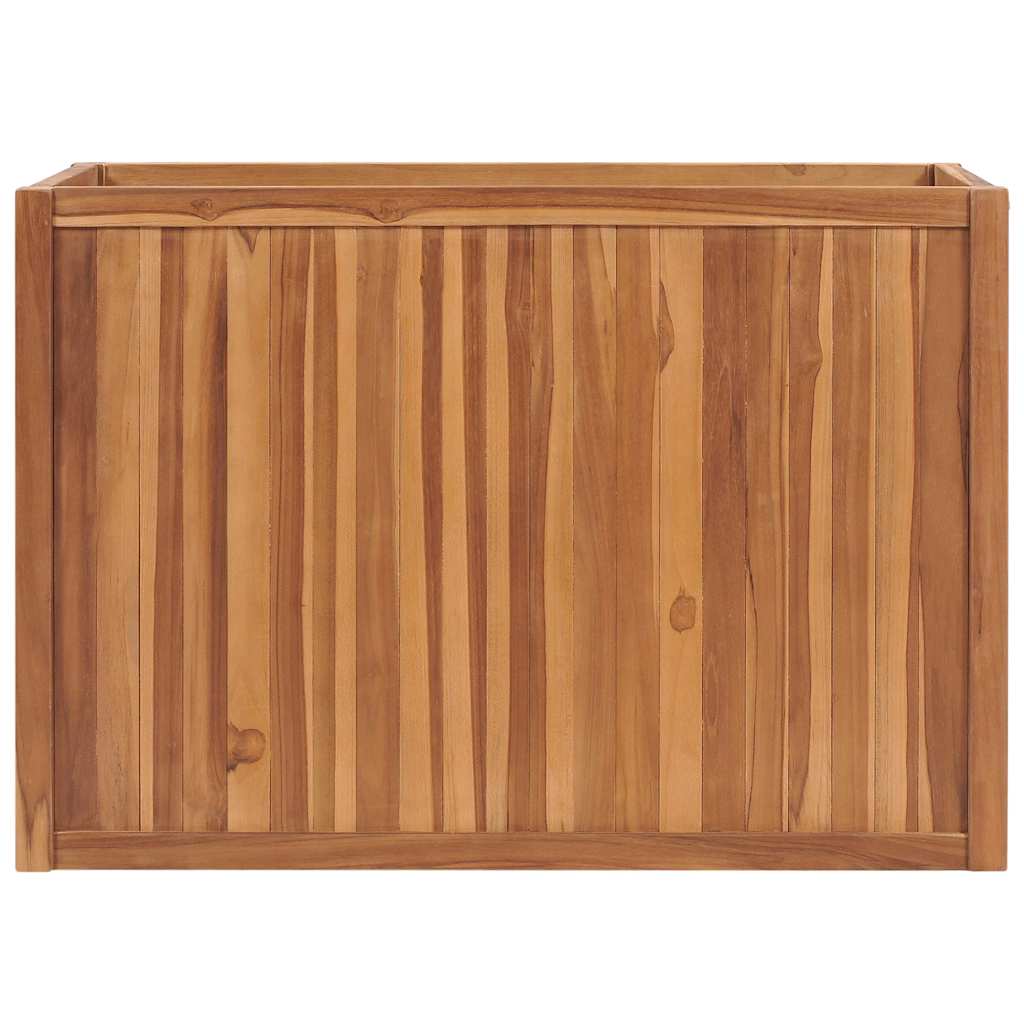 Maison Exclusive - Hochbeet 100x50x70 Cm Massivholz Teak