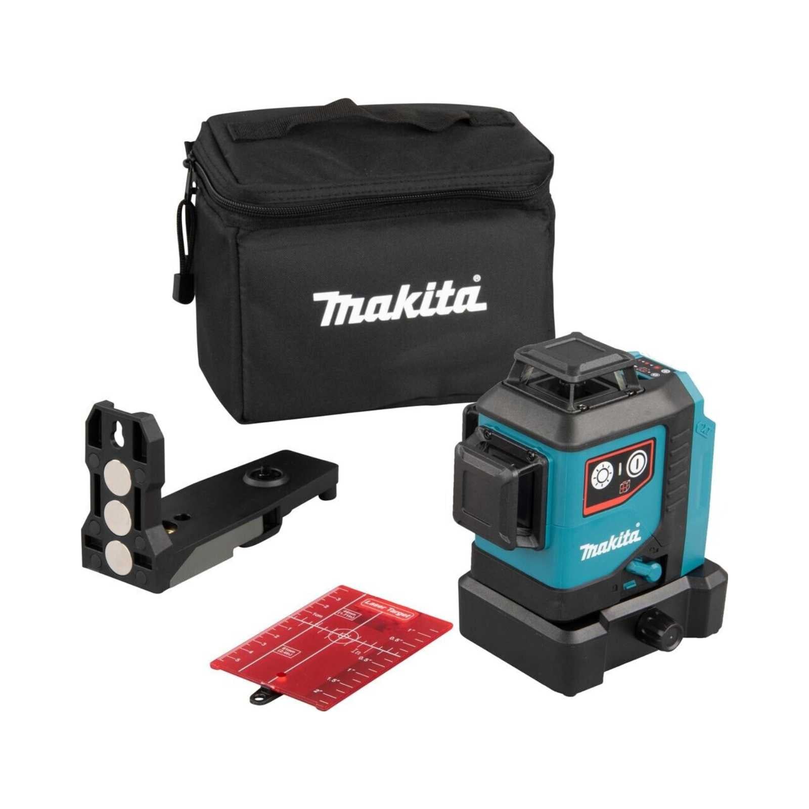 [neuwertig] Laser 4 Linien Rot Makita 12v 360° 20m Sk700d (ohne Akku)