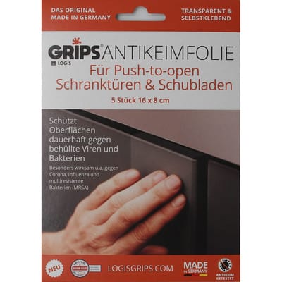 LOGIS GRIPS Antikeimfolie Push-to-open