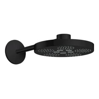 hansgrohe Kopfbrause Axor One mit Brausearm, 2jet, mattschwarz