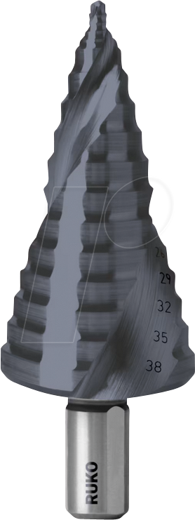 Ruko ULTIMATECUT Stufenbohrer HSS RUnaTEC mit FLOWSTEP® Spitze Gr. 3
