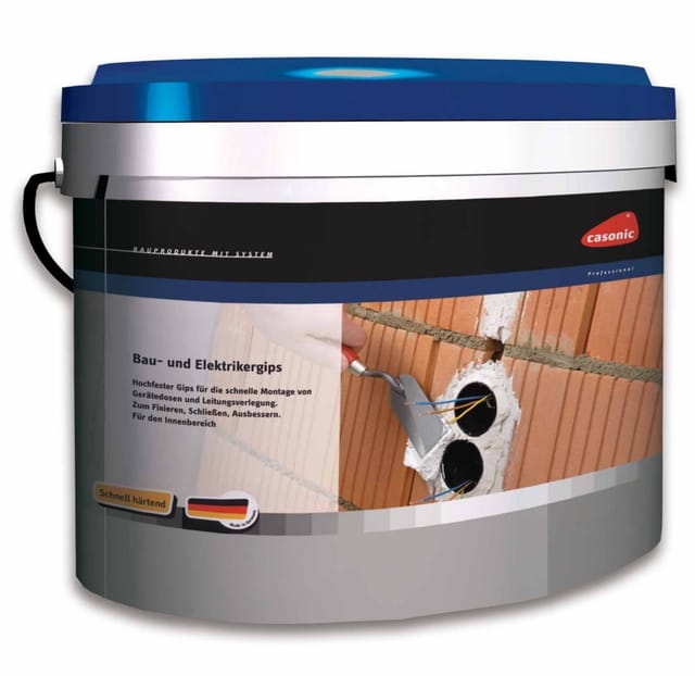 Cimco Bau+Elektrikergips im Eimer 140335 (10Kg)