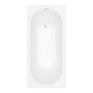 V&B Rechteck-Badewanne Oberon 160x75cm, stone white