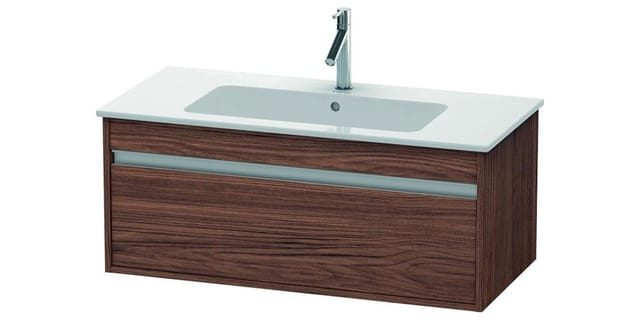 Duravit Waschtischunterschrank Ketho 100x47,5cm, Nussb dkl., 1 Ausz., wandhängend
