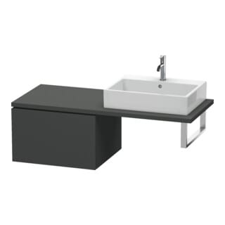 Duravit Unterschrank L-Cube 62x54,7cm, graph ma, f Konsole, 1 Auszug