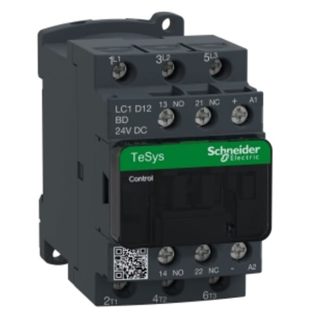 Schneider Electric Leistungsschütz 12A 24VDC LC1D12BD