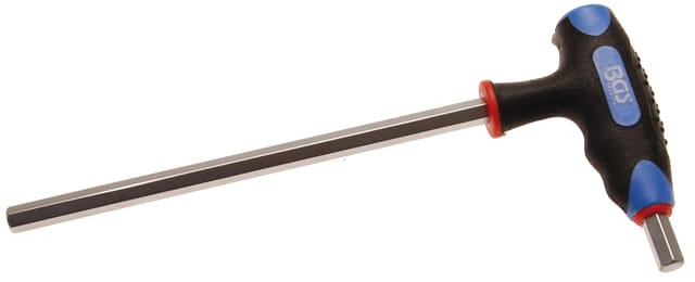 BGS Schraubendreher mit T-Griff und seitlicher Klinge 4010-9, Innensechskant 10 mm