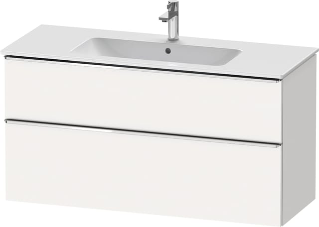 Duravit Waschtischunterschrank D-Neo 121x46,2cm, c/w ma, 1 Schubk., 1 Ausz.