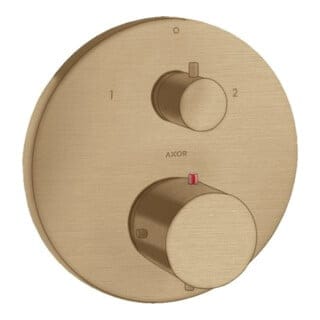 hansgrohe Fertigmontageset Axor Starck UP-THM, m Ab- + Um-V, brush. bron