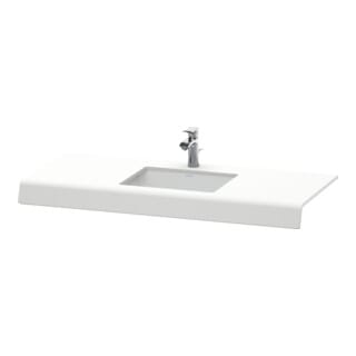 Duravit Waschtisch-Konsole DuraStyle 80-200x55x10cm, 1 Ausschnitt, weiß matt