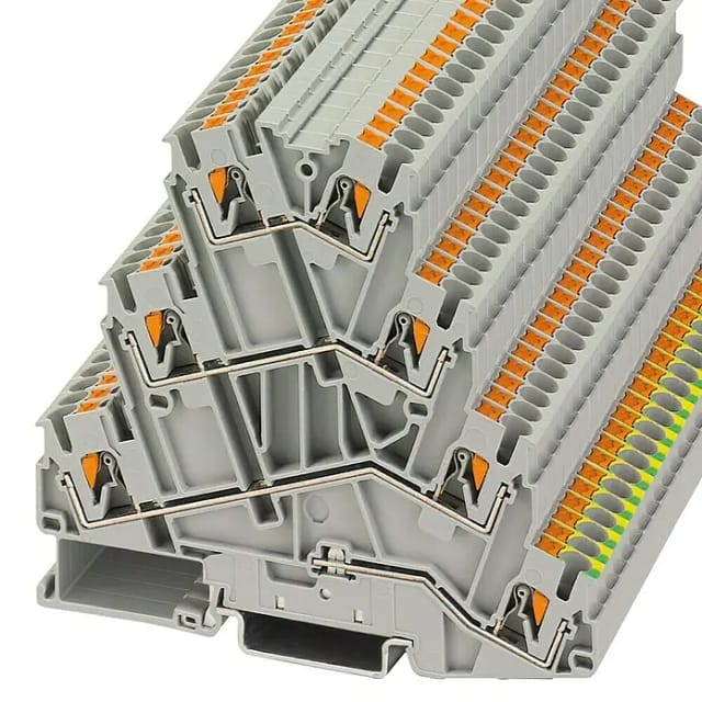Phoenix Contact Mehrstockklemme PT2,5-PE/3L