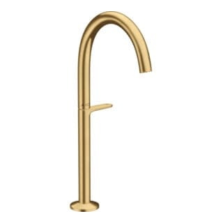 hansgrohe Waschtisch-Einhebelmischer Sel. 260 Axor One A 165mm, f AWT, m Pus-Op-Abl, b gol opt