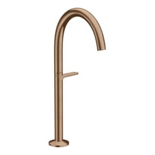 hansgrohe Waschtisch-Einhebelmischer Sel. 260 Axor One A 165mm, f AWT, m Pus-Op-Abl, b r gol