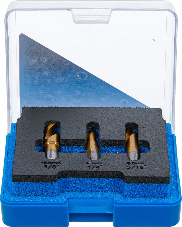 BGS Schweißpunkt-Bohrer-Satz 5% Cobalt-Stahl, 3-tlg.