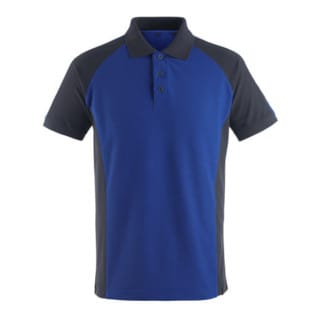 Mascot Bottrop Polo-shirt Größe 4XL, kornblau/schwarzblau