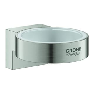 Grohe Halter Selection supersteel, für Glas und, Seifenspender