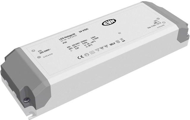 EVN Lichttechnik LED-Netzgerät 24VDC 0,1-150W,IP20 SLK24150