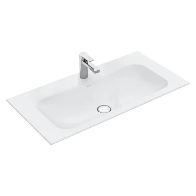 V&B Möbelwaschtisch Finion 120x50, m 1 HL/o Überlauf, weiß C+
