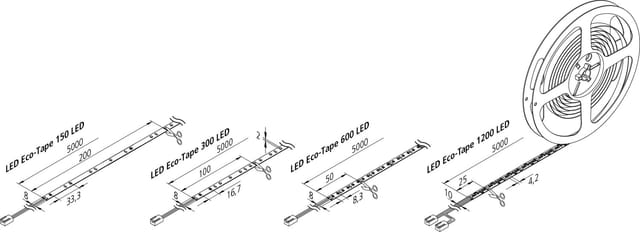 Hera LED-Wall F ww edelstahloptik 20202720208